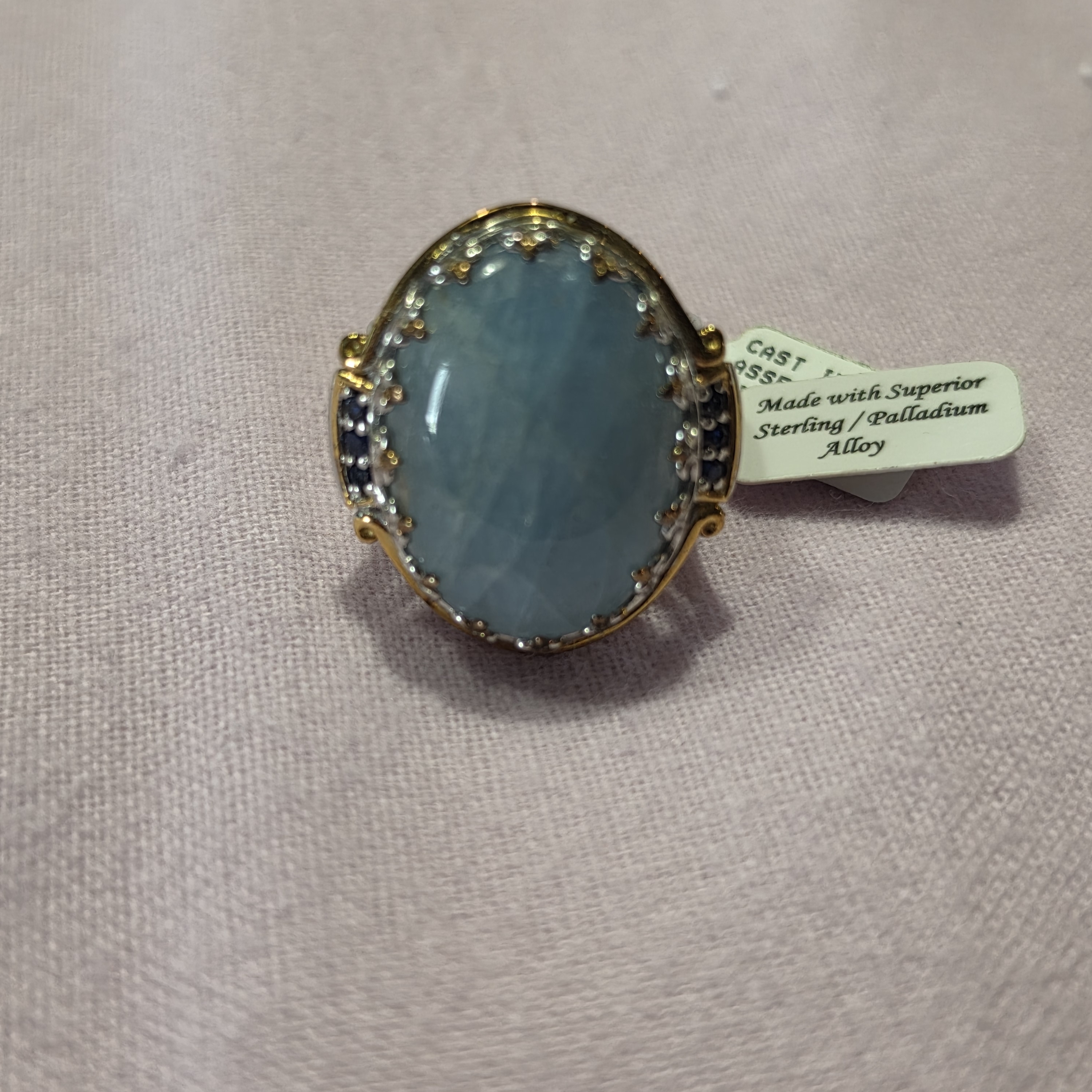 Micheal Valitutti,Size 7 1/4 Nwt,Aquamarine